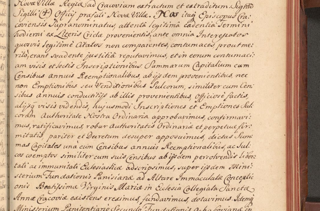 Zdjęcie nr 558 dla obiektu archiwalnego: Acta actorum episcopalium R. D. Constantini Feliciani in Szaniawy Szaniawski, episcopi Cracoviensis, ducis Severiae per annos 1720 - 1723 conscripta. Volumen I