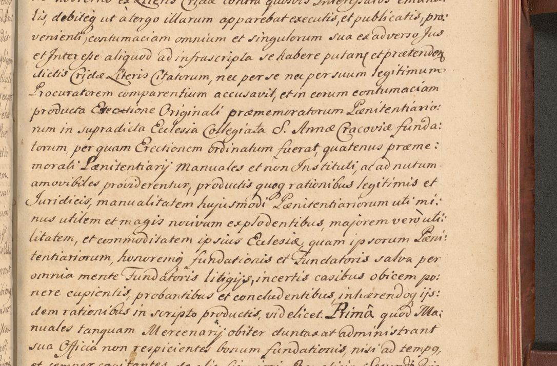 Zdjęcie nr 560 dla obiektu archiwalnego: Acta actorum episcopalium R. D. Constantini Feliciani in Szaniawy Szaniawski, episcopi Cracoviensis, ducis Severiae per annos 1720 - 1723 conscripta. Volumen I