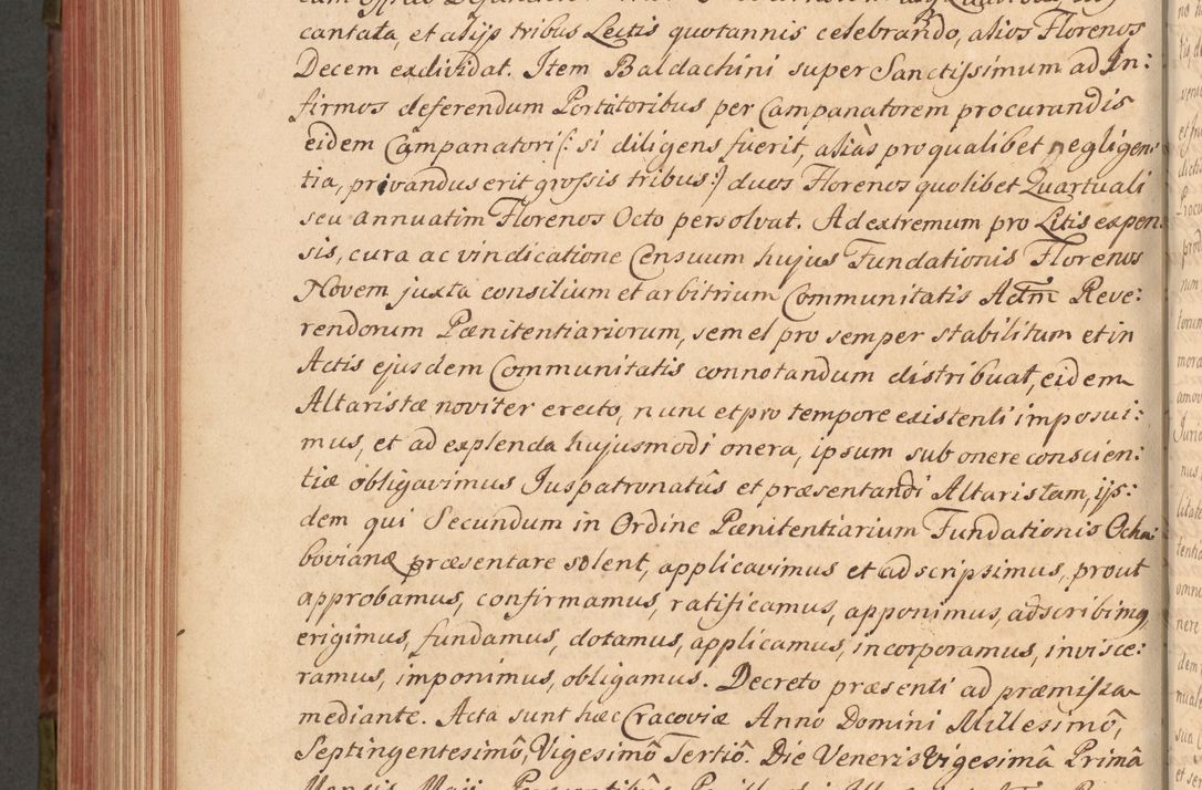 Zdjęcie nr 559 dla obiektu archiwalnego: Acta actorum episcopalium R. D. Constantini Feliciani in Szaniawy Szaniawski, episcopi Cracoviensis, ducis Severiae per annos 1720 - 1723 conscripta. Volumen I