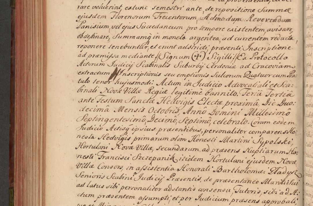 Zdjęcie nr 551 dla obiektu archiwalnego: Acta actorum episcopalium R. D. Constantini Feliciani in Szaniawy Szaniawski, episcopi Cracoviensis, ducis Severiae per annos 1720 - 1723 conscripta. Volumen I