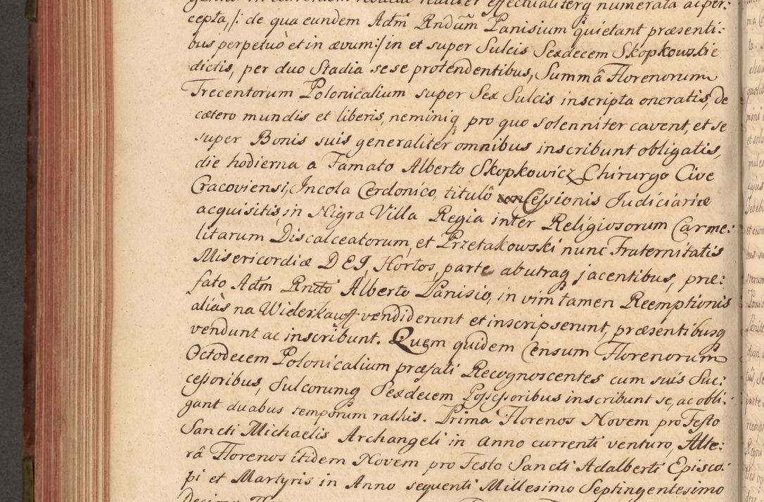 Zdjęcie nr 549 dla obiektu archiwalnego: Acta actorum episcopalium R. D. Constantini Feliciani in Szaniawy Szaniawski, episcopi Cracoviensis, ducis Severiae per annos 1720 - 1723 conscripta. Volumen I
