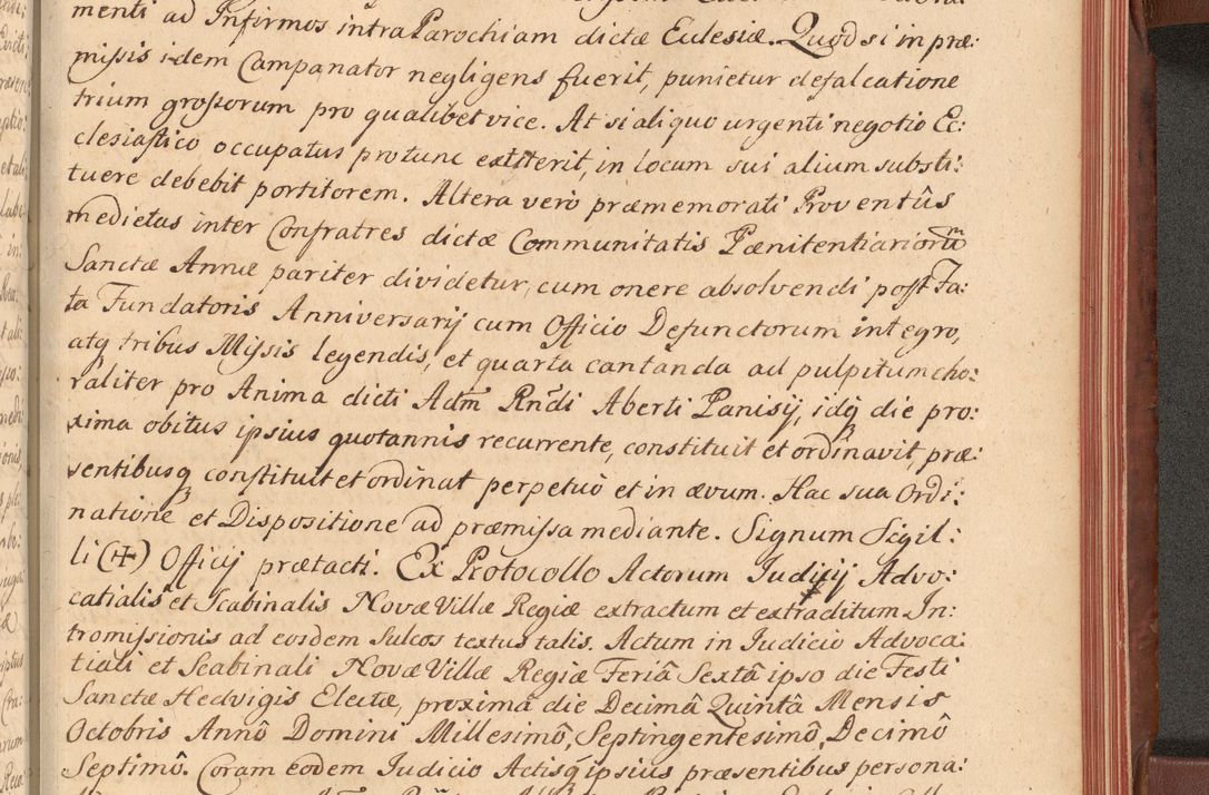 Zdjęcie nr 554 dla obiektu archiwalnego: Acta actorum episcopalium R. D. Constantini Feliciani in Szaniawy Szaniawski, episcopi Cracoviensis, ducis Severiae per annos 1720 - 1723 conscripta. Volumen I