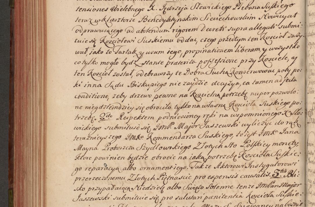 Zdjęcie nr 543 dla obiektu archiwalnego: Acta actorum episcopalium R. D. Constantini Feliciani in Szaniawy Szaniawski, episcopi Cracoviensis, ducis Severiae per annos 1720 - 1723 conscripta. Volumen I
