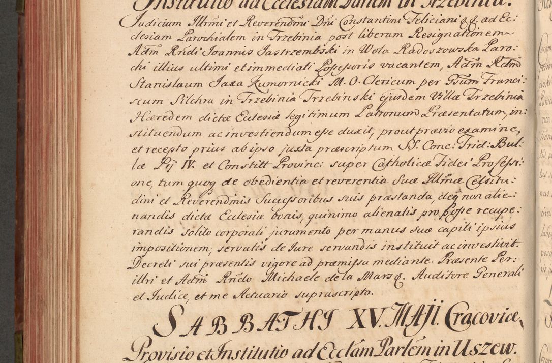 Zdjęcie nr 541 dla obiektu archiwalnego: Acta actorum episcopalium R. D. Constantini Feliciani in Szaniawy Szaniawski, episcopi Cracoviensis, ducis Severiae per annos 1720 - 1723 conscripta. Volumen I