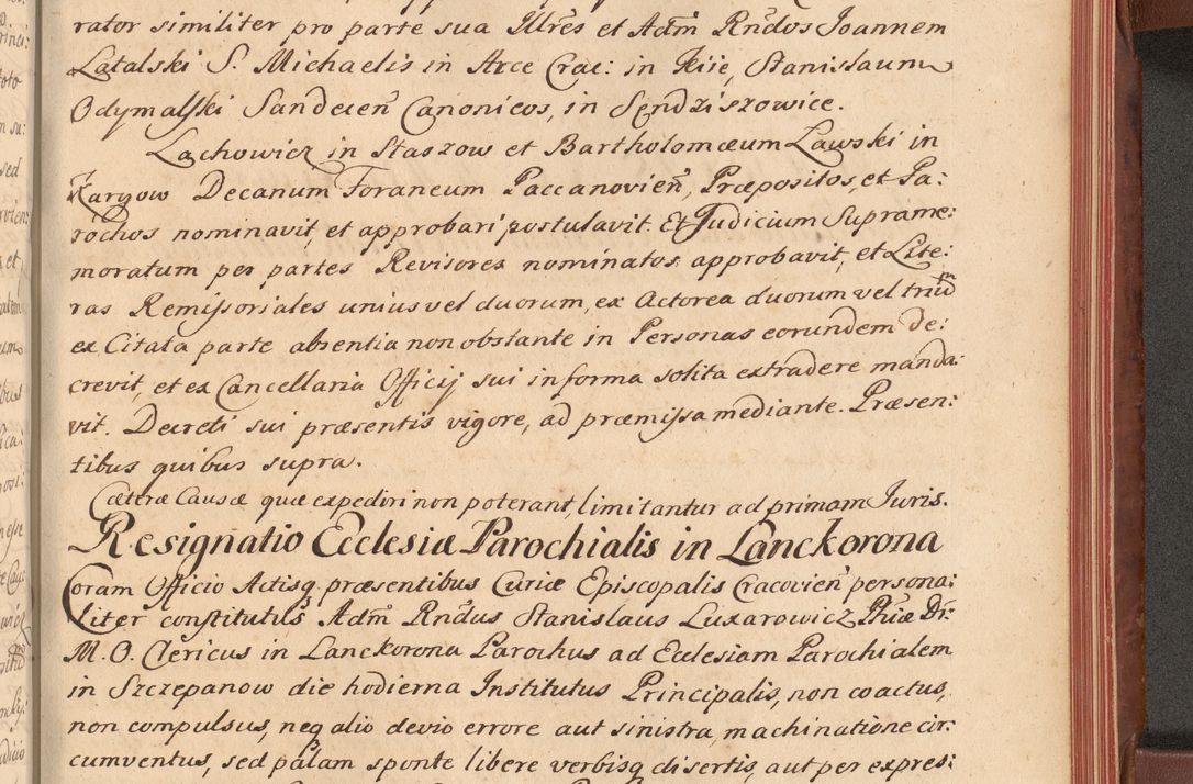 Zdjęcie nr 538 dla obiektu archiwalnego: Acta actorum episcopalium R. D. Constantini Feliciani in Szaniawy Szaniawski, episcopi Cracoviensis, ducis Severiae per annos 1720 - 1723 conscripta. Volumen I