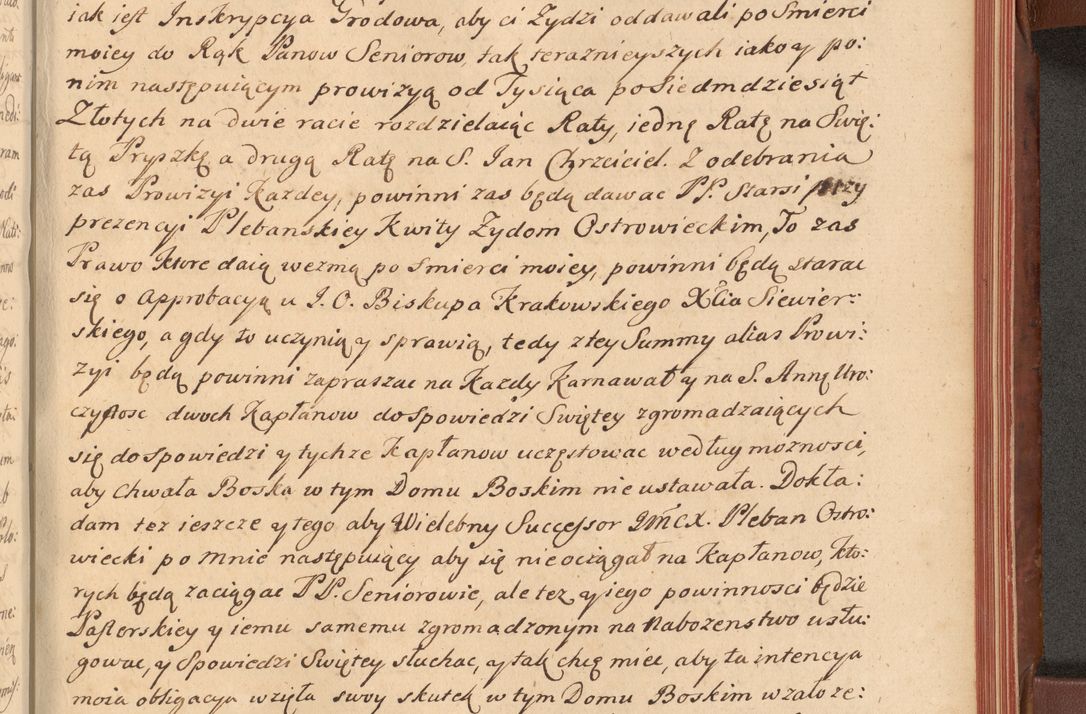 Zdjęcie nr 518 dla obiektu archiwalnego: Acta actorum episcopalium R. D. Constantini Feliciani in Szaniawy Szaniawski, episcopi Cracoviensis, ducis Severiae per annos 1720 - 1723 conscripta. Volumen I