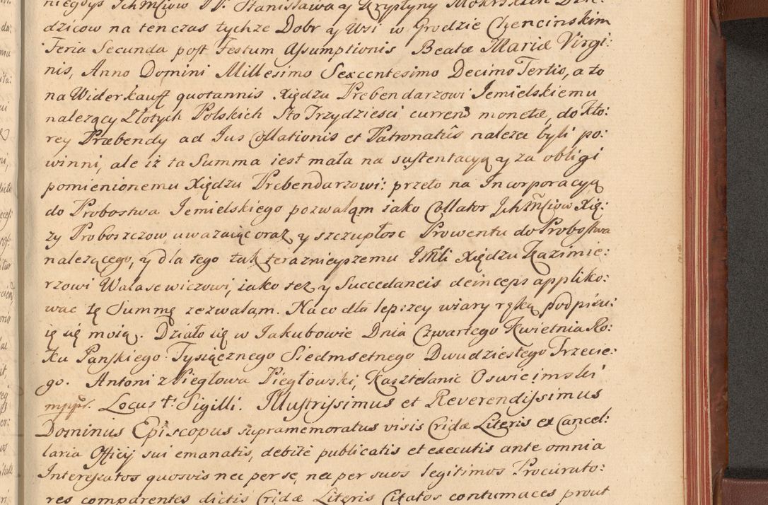 Zdjęcie nr 514 dla obiektu archiwalnego: Acta actorum episcopalium R. D. Constantini Feliciani in Szaniawy Szaniawski, episcopi Cracoviensis, ducis Severiae per annos 1720 - 1723 conscripta. Volumen I