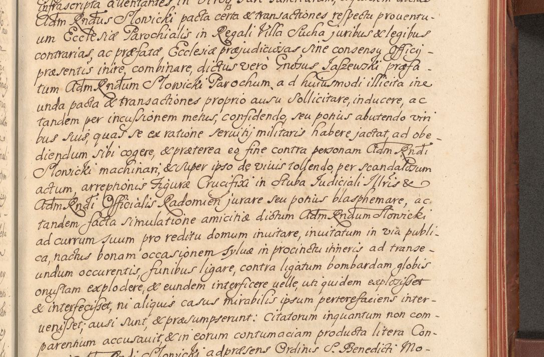 Zdjęcie nr 504 dla obiektu archiwalnego: Acta actorum episcopalium R. D. Constantini Feliciani in Szaniawy Szaniawski, episcopi Cracoviensis, ducis Severiae per annos 1720 - 1723 conscripta. Volumen I