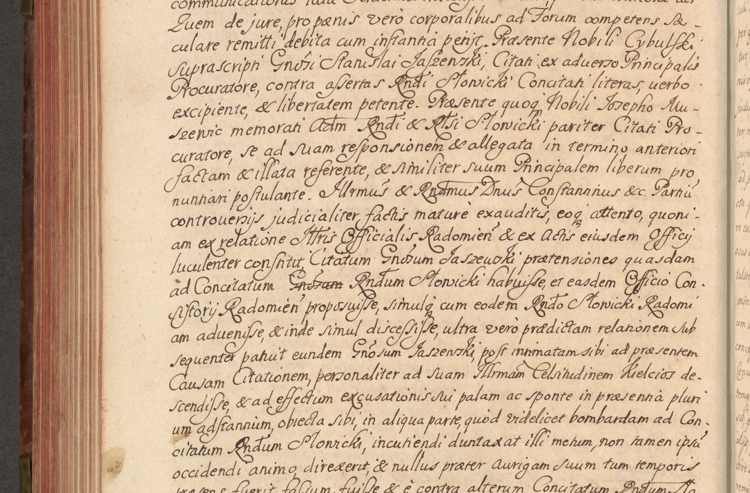 Zdjęcie nr 505 dla obiektu archiwalnego: Acta actorum episcopalium R. D. Constantini Feliciani in Szaniawy Szaniawski, episcopi Cracoviensis, ducis Severiae per annos 1720 - 1723 conscripta. Volumen I