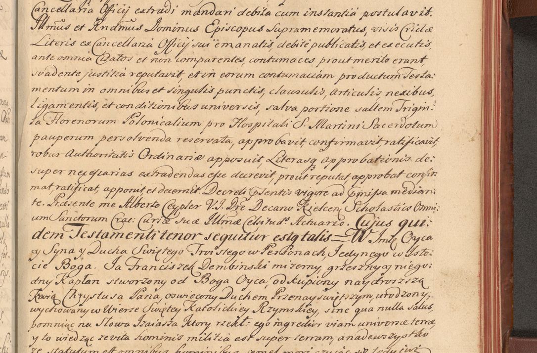 Zdjęcie nr 498 dla obiektu archiwalnego: Acta actorum episcopalium R. D. Constantini Feliciani in Szaniawy Szaniawski, episcopi Cracoviensis, ducis Severiae per annos 1720 - 1723 conscripta. Volumen I