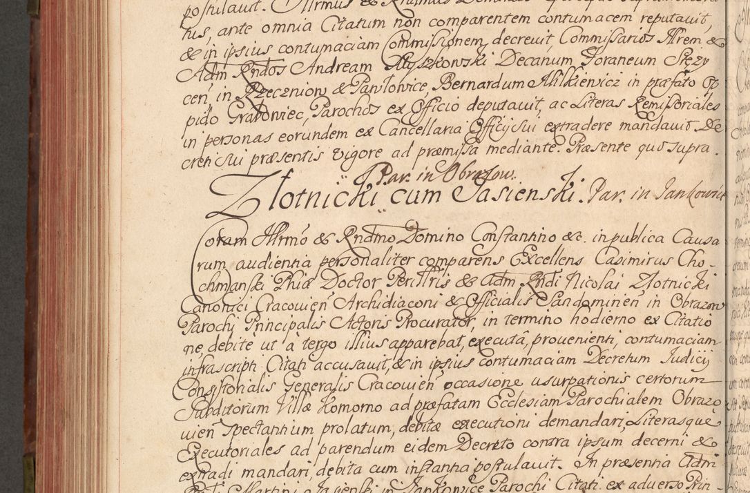 Zdjęcie nr 495 dla obiektu archiwalnego: Acta actorum episcopalium R. D. Constantini Feliciani in Szaniawy Szaniawski, episcopi Cracoviensis, ducis Severiae per annos 1720 - 1723 conscripta. Volumen I