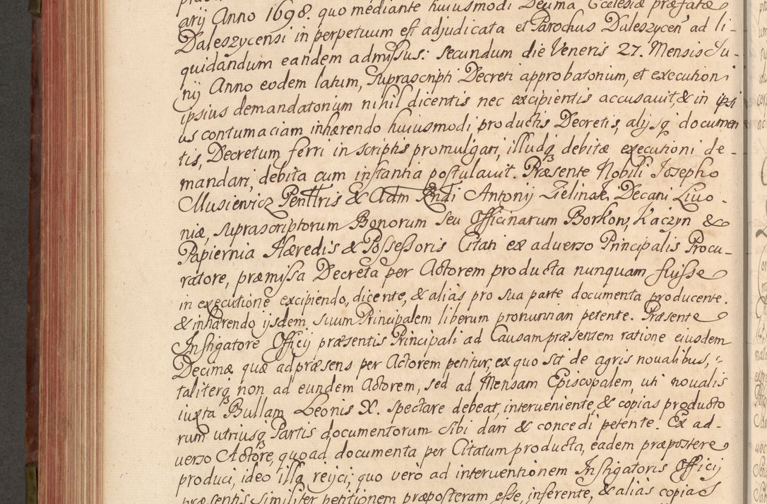 Zdjęcie nr 489 dla obiektu archiwalnego: Acta actorum episcopalium R. D. Constantini Feliciani in Szaniawy Szaniawski, episcopi Cracoviensis, ducis Severiae per annos 1720 - 1723 conscripta. Volumen I