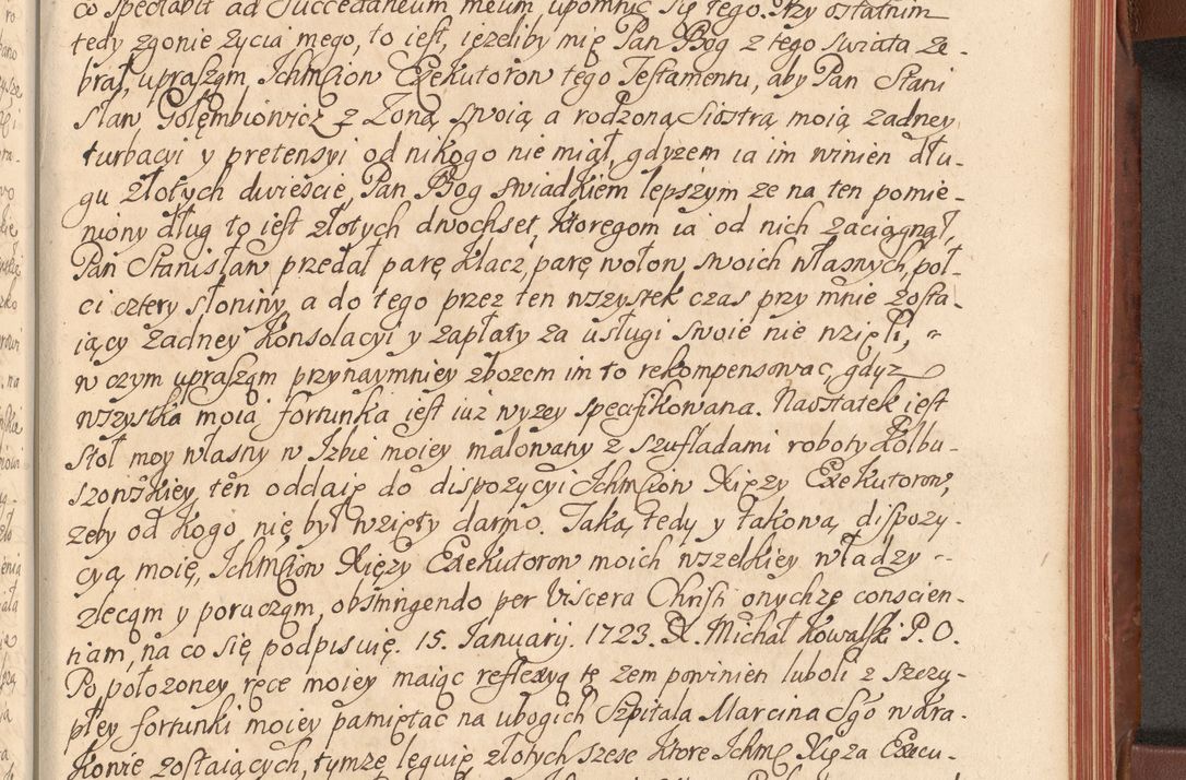 Zdjęcie nr 488 dla obiektu archiwalnego: Acta actorum episcopalium R. D. Constantini Feliciani in Szaniawy Szaniawski, episcopi Cracoviensis, ducis Severiae per annos 1720 - 1723 conscripta. Volumen I