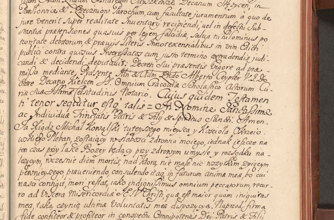 Zdjęcie nr 486 dla obiektu archiwalnego: Acta actorum episcopalium R. D. Constantini Feliciani in Szaniawy Szaniawski, episcopi Cracoviensis, ducis Severiae per annos 1720 - 1723 conscripta. Volumen I