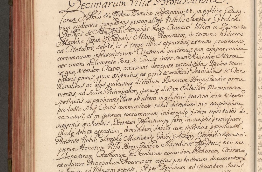 Zdjęcie nr 483 dla obiektu archiwalnego: Acta actorum episcopalium R. D. Constantini Feliciani in Szaniawy Szaniawski, episcopi Cracoviensis, ducis Severiae per annos 1720 - 1723 conscripta. Volumen I