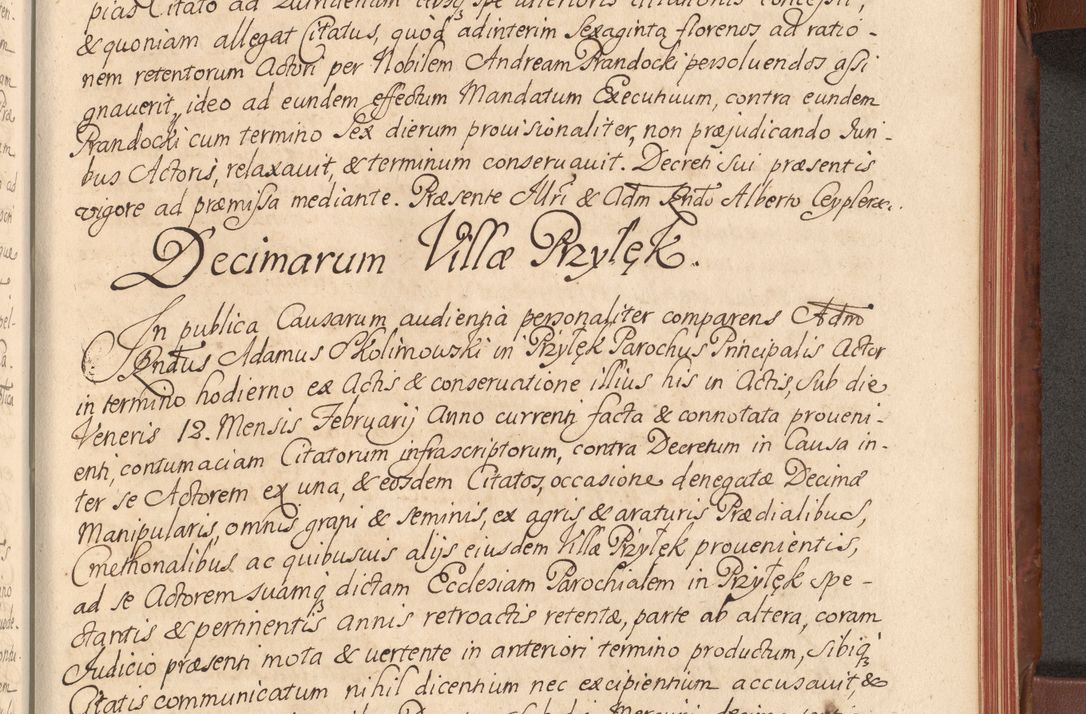 Zdjęcie nr 480 dla obiektu archiwalnego: Acta actorum episcopalium R. D. Constantini Feliciani in Szaniawy Szaniawski, episcopi Cracoviensis, ducis Severiae per annos 1720 - 1723 conscripta. Volumen I