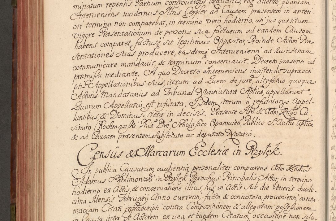Zdjęcie nr 479 dla obiektu archiwalnego: Acta actorum episcopalium R. D. Constantini Feliciani in Szaniawy Szaniawski, episcopi Cracoviensis, ducis Severiae per annos 1720 - 1723 conscripta. Volumen I