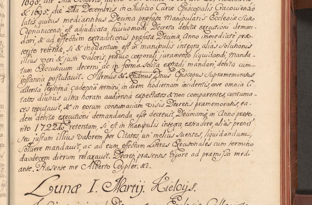 Zdjęcie nr 474 dla obiektu archiwalnego: Acta actorum episcopalium R. D. Constantini Feliciani in Szaniawy Szaniawski, episcopi Cracoviensis, ducis Severiae per annos 1720 - 1723 conscripta. Volumen I