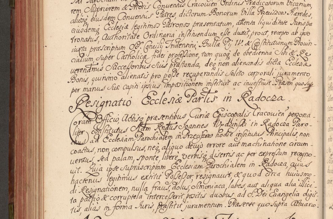 Zdjęcie nr 473 dla obiektu archiwalnego: Acta actorum episcopalium R. D. Constantini Feliciani in Szaniawy Szaniawski, episcopi Cracoviensis, ducis Severiae per annos 1720 - 1723 conscripta. Volumen I