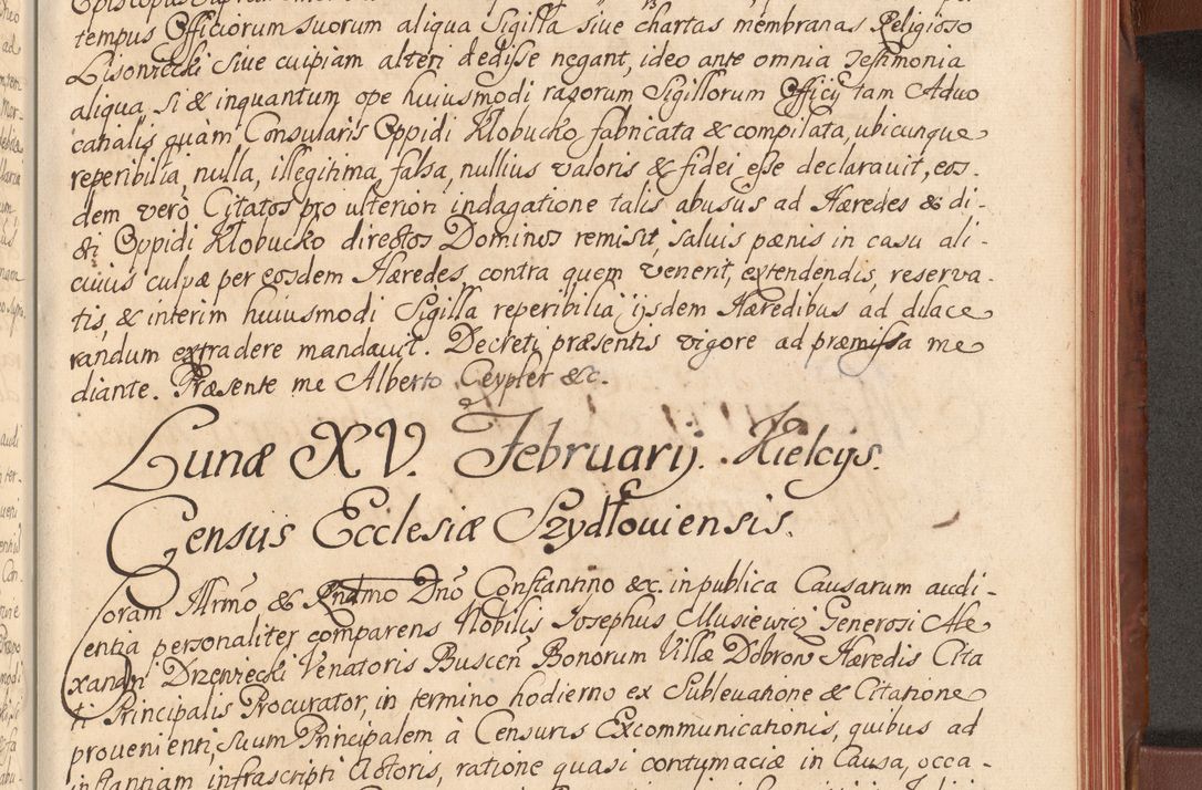 Zdjęcie nr 468 dla obiektu archiwalnego: Acta actorum episcopalium R. D. Constantini Feliciani in Szaniawy Szaniawski, episcopi Cracoviensis, ducis Severiae per annos 1720 - 1723 conscripta. Volumen I