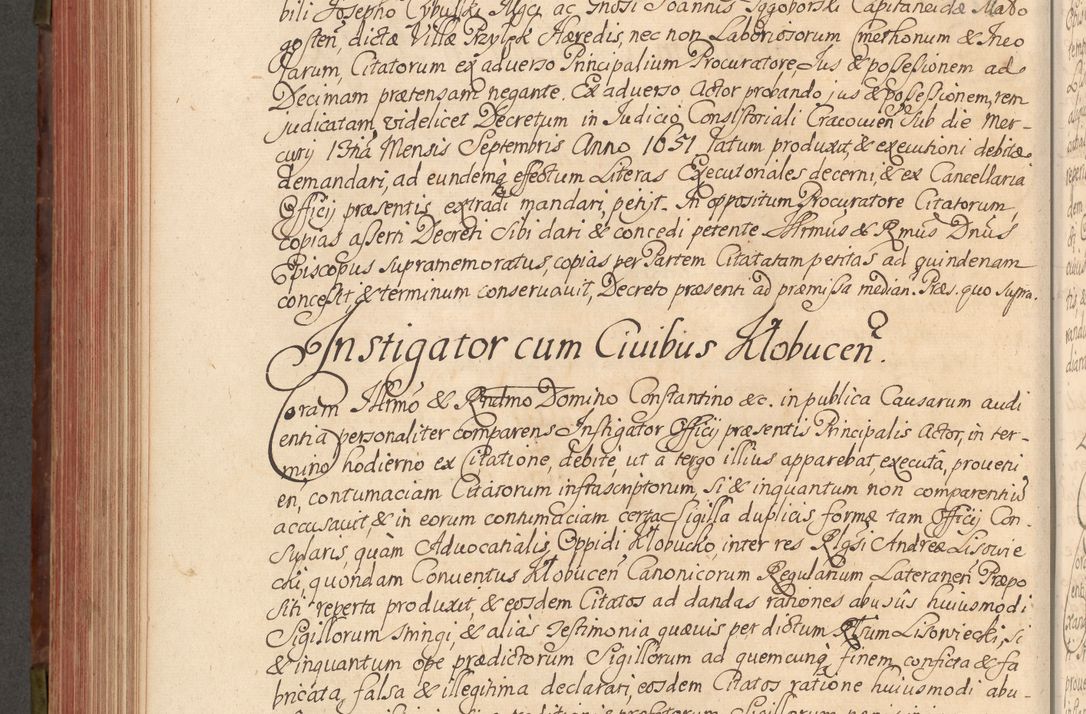 Zdjęcie nr 467 dla obiektu archiwalnego: Acta actorum episcopalium R. D. Constantini Feliciani in Szaniawy Szaniawski, episcopi Cracoviensis, ducis Severiae per annos 1720 - 1723 conscripta. Volumen I