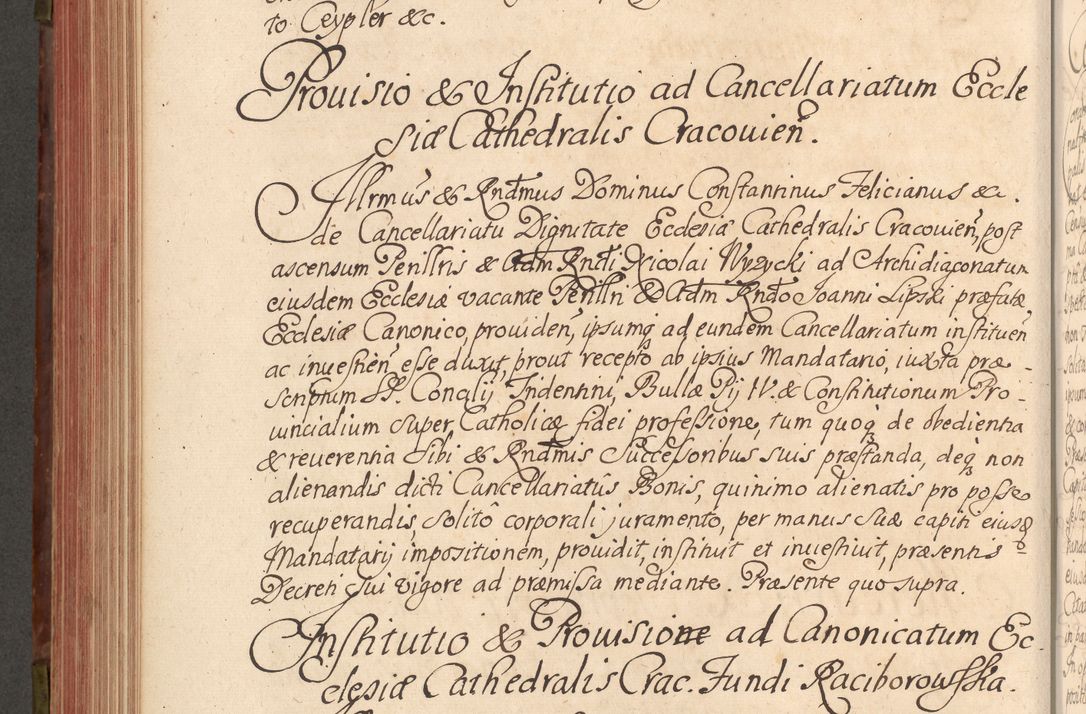 Zdjęcie nr 465 dla obiektu archiwalnego: Acta actorum episcopalium R. D. Constantini Feliciani in Szaniawy Szaniawski, episcopi Cracoviensis, ducis Severiae per annos 1720 - 1723 conscripta. Volumen I