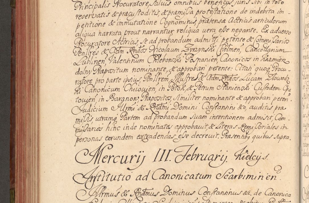 Zdjęcie nr 463 dla obiektu archiwalnego: Acta actorum episcopalium R. D. Constantini Feliciani in Szaniawy Szaniawski, episcopi Cracoviensis, ducis Severiae per annos 1720 - 1723 conscripta. Volumen I