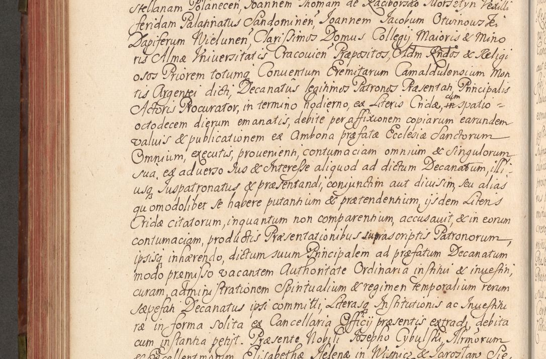 Zdjęcie nr 461 dla obiektu archiwalnego: Acta actorum episcopalium R. D. Constantini Feliciani in Szaniawy Szaniawski, episcopi Cracoviensis, ducis Severiae per annos 1720 - 1723 conscripta. Volumen I