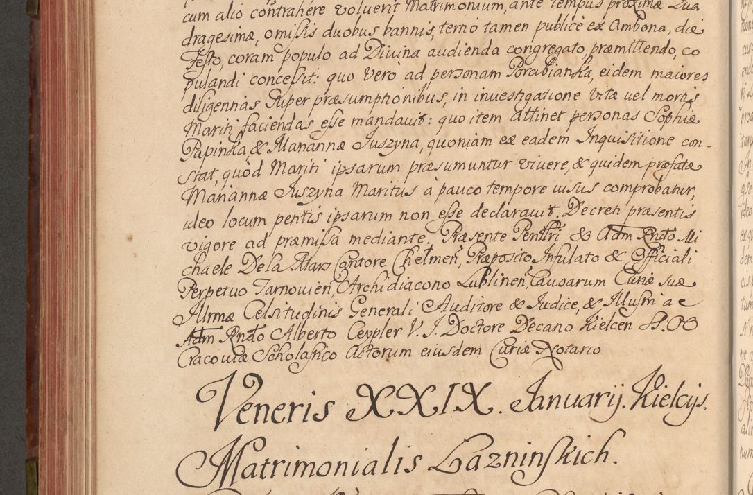 Zdjęcie nr 459 dla obiektu archiwalnego: Acta actorum episcopalium R. D. Constantini Feliciani in Szaniawy Szaniawski, episcopi Cracoviensis, ducis Severiae per annos 1720 - 1723 conscripta. Volumen I