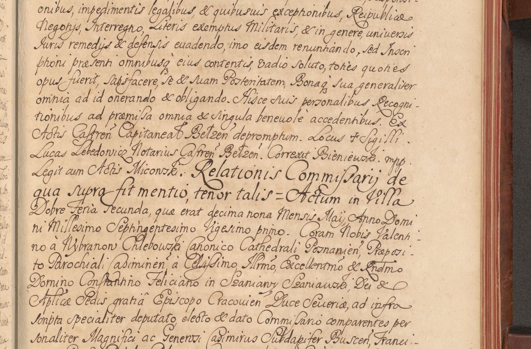 Zdjęcie nr 454 dla obiektu archiwalnego: Acta actorum episcopalium R. D. Constantini Feliciani in Szaniawy Szaniawski, episcopi Cracoviensis, ducis Severiae per annos 1720 - 1723 conscripta. Volumen I