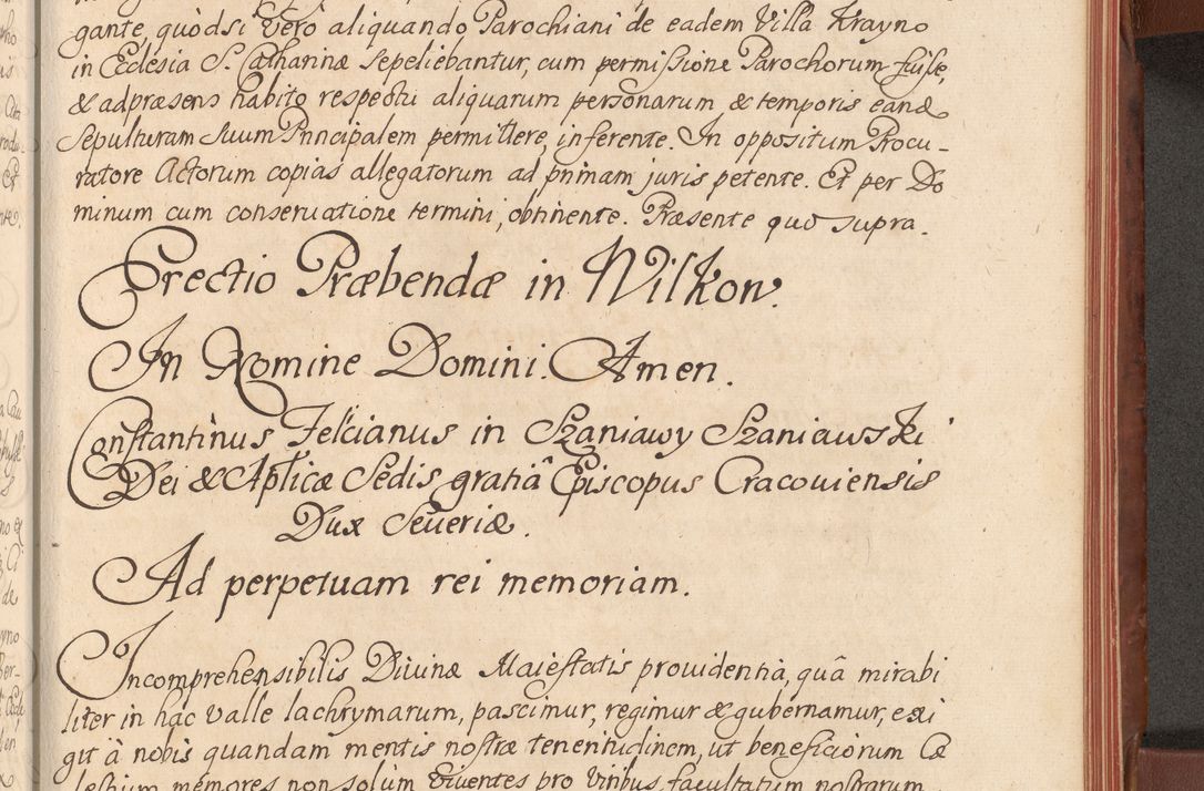 Zdjęcie nr 450 dla obiektu archiwalnego: Acta actorum episcopalium R. D. Constantini Feliciani in Szaniawy Szaniawski, episcopi Cracoviensis, ducis Severiae per annos 1720 - 1723 conscripta. Volumen I