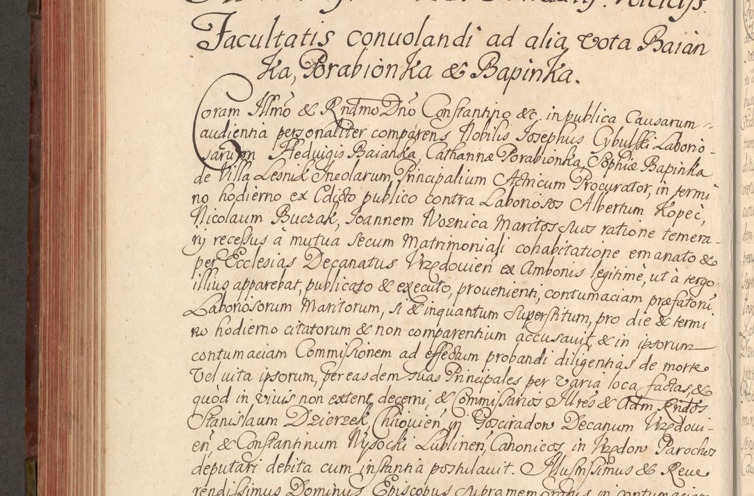Zdjęcie nr 447 dla obiektu archiwalnego: Acta actorum episcopalium R. D. Constantini Feliciani in Szaniawy Szaniawski, episcopi Cracoviensis, ducis Severiae per annos 1720 - 1723 conscripta. Volumen I