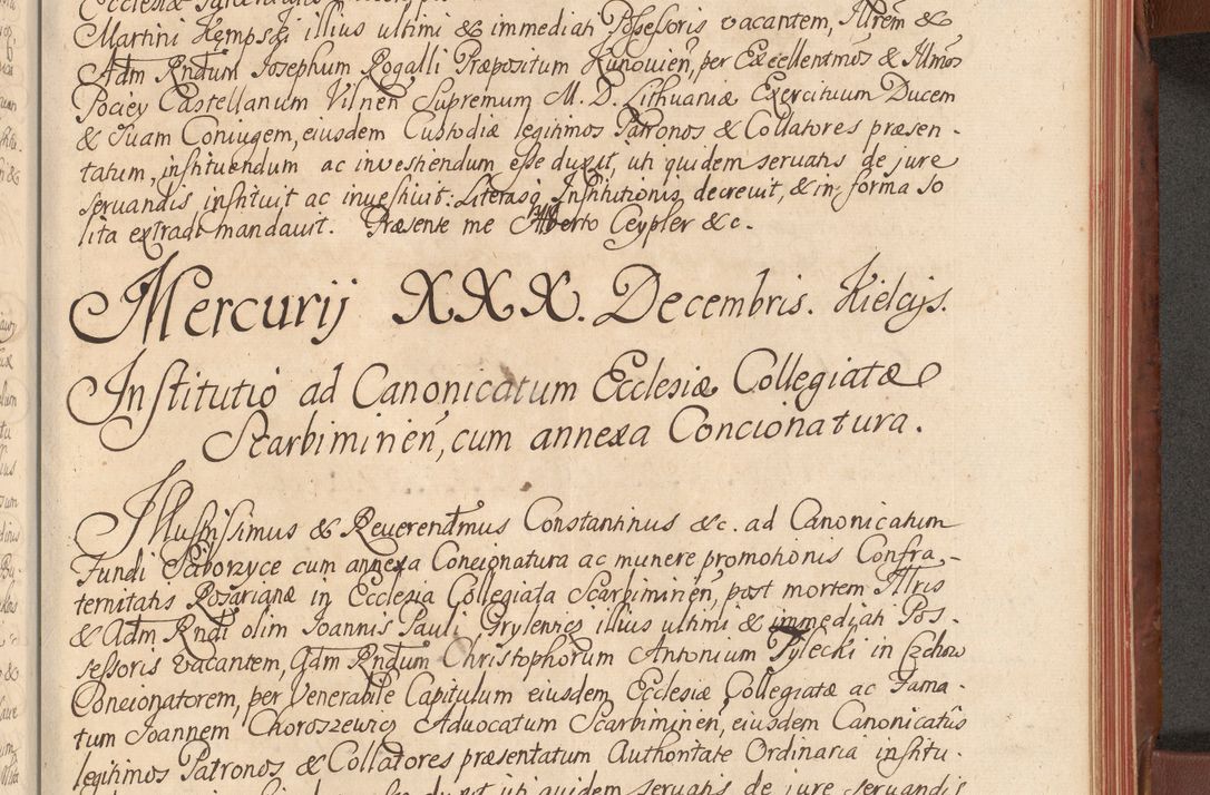 Zdjęcie nr 440 dla obiektu archiwalnego: Acta actorum episcopalium R. D. Constantini Feliciani in Szaniawy Szaniawski, episcopi Cracoviensis, ducis Severiae per annos 1720 - 1723 conscripta. Volumen I