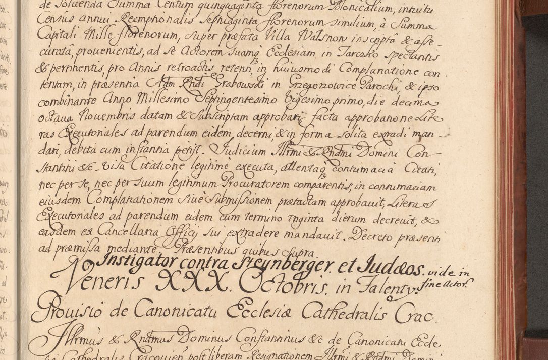 Zdjęcie nr 438 dla obiektu archiwalnego: Acta actorum episcopalium R. D. Constantini Feliciani in Szaniawy Szaniawski, episcopi Cracoviensis, ducis Severiae per annos 1720 - 1723 conscripta. Volumen I