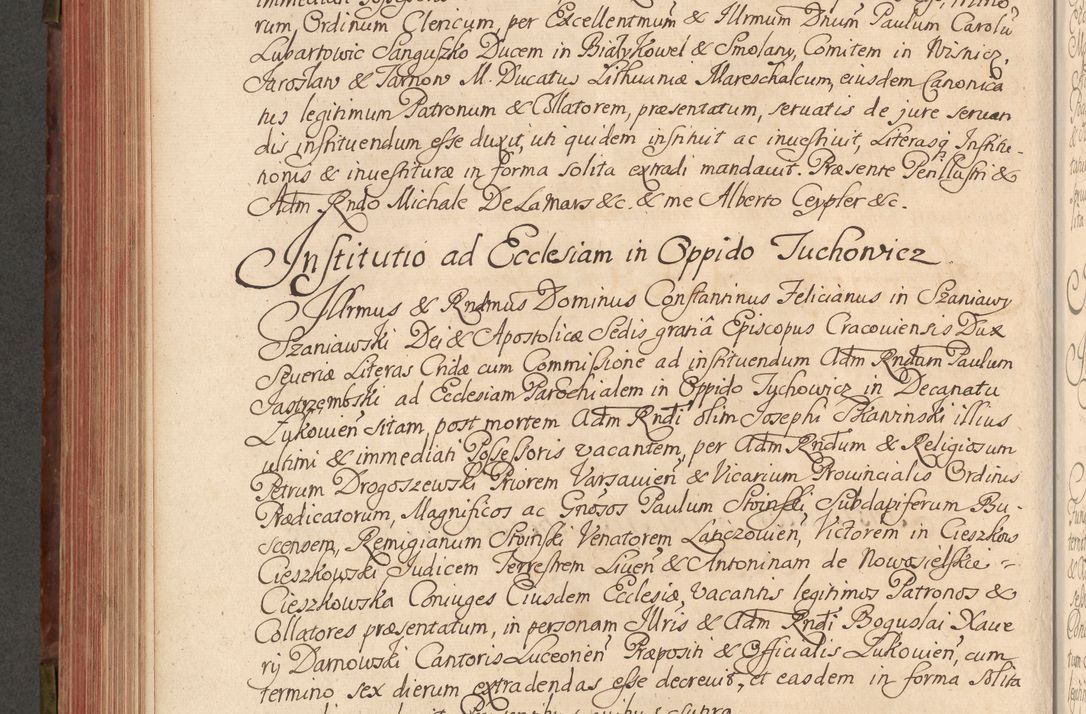 Zdjęcie nr 439 dla obiektu archiwalnego: Acta actorum episcopalium R. D. Constantini Feliciani in Szaniawy Szaniawski, episcopi Cracoviensis, ducis Severiae per annos 1720 - 1723 conscripta. Volumen I