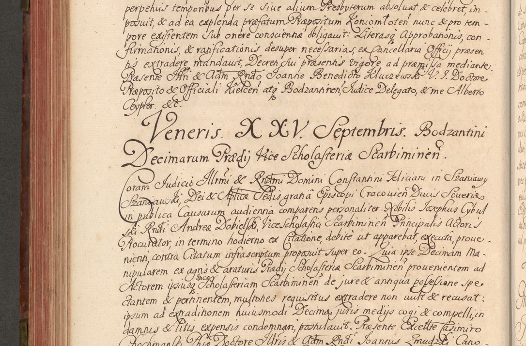 Zdjęcie nr 437 dla obiektu archiwalnego: Acta actorum episcopalium R. D. Constantini Feliciani in Szaniawy Szaniawski, episcopi Cracoviensis, ducis Severiae per annos 1720 - 1723 conscripta. Volumen I