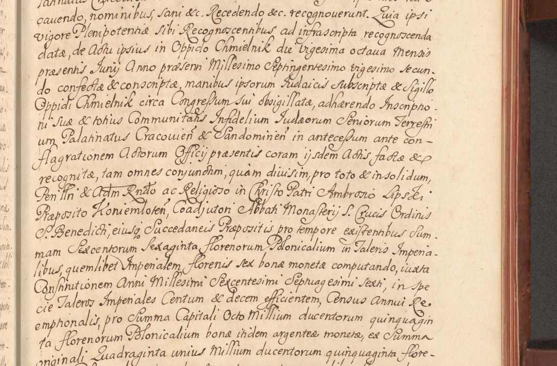 Zdjęcie nr 434 dla obiektu archiwalnego: Acta actorum episcopalium R. D. Constantini Feliciani in Szaniawy Szaniawski, episcopi Cracoviensis, ducis Severiae per annos 1720 - 1723 conscripta. Volumen I