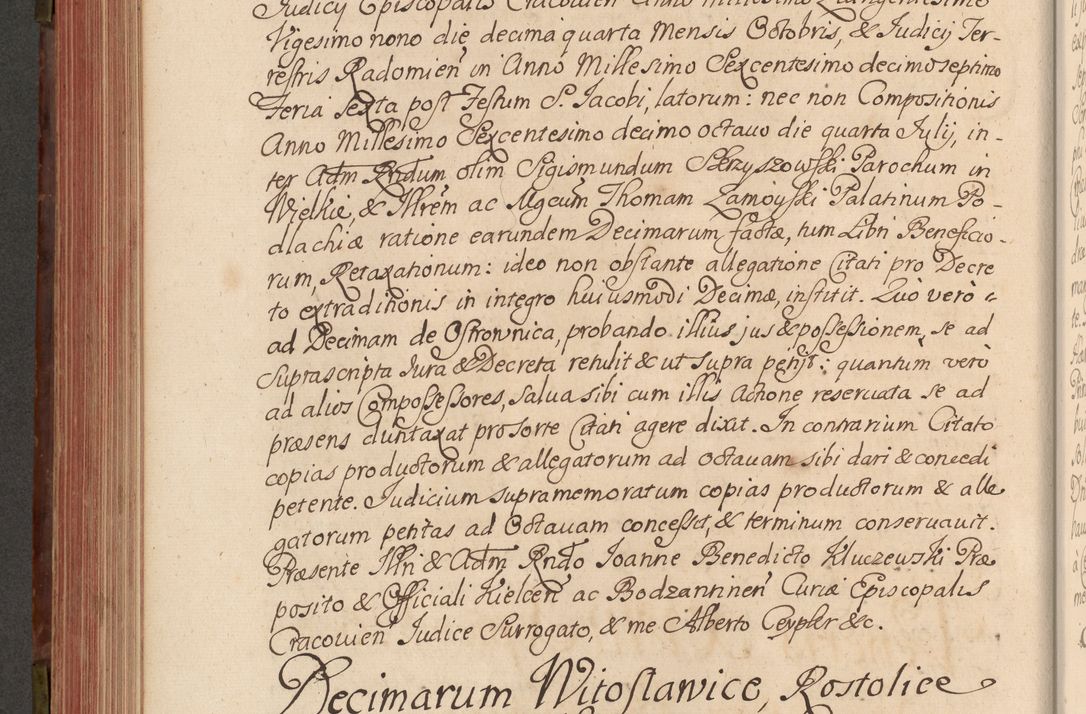 Zdjęcie nr 429 dla obiektu archiwalnego: Acta actorum episcopalium R. D. Constantini Feliciani in Szaniawy Szaniawski, episcopi Cracoviensis, ducis Severiae per annos 1720 - 1723 conscripta. Volumen I