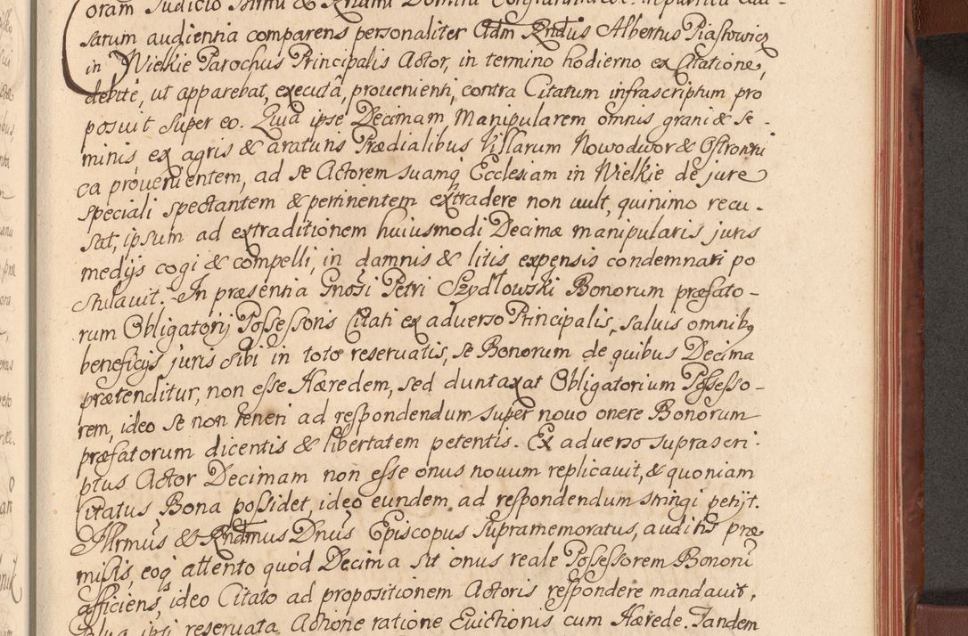 Zdjęcie nr 428 dla obiektu archiwalnego: Acta actorum episcopalium R. D. Constantini Feliciani in Szaniawy Szaniawski, episcopi Cracoviensis, ducis Severiae per annos 1720 - 1723 conscripta. Volumen I