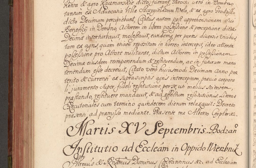 Zdjęcie nr 427 dla obiektu archiwalnego: Acta actorum episcopalium R. D. Constantini Feliciani in Szaniawy Szaniawski, episcopi Cracoviensis, ducis Severiae per annos 1720 - 1723 conscripta. Volumen I