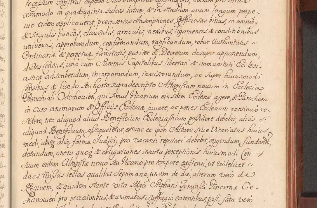 Zdjęcie nr 424 dla obiektu archiwalnego: Acta actorum episcopalium R. D. Constantini Feliciani in Szaniawy Szaniawski, episcopi Cracoviensis, ducis Severiae per annos 1720 - 1723 conscripta. Volumen I