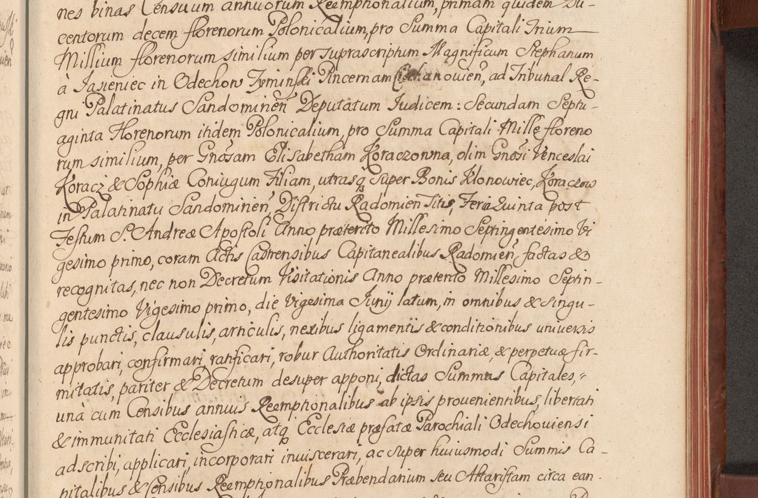 Zdjęcie nr 420 dla obiektu archiwalnego: Acta actorum episcopalium R. D. Constantini Feliciani in Szaniawy Szaniawski, episcopi Cracoviensis, ducis Severiae per annos 1720 - 1723 conscripta. Volumen I