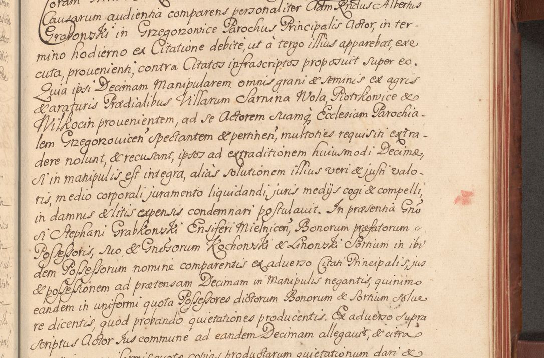 Zdjęcie nr 416 dla obiektu archiwalnego: Acta actorum episcopalium R. D. Constantini Feliciani in Szaniawy Szaniawski, episcopi Cracoviensis, ducis Severiae per annos 1720 - 1723 conscripta. Volumen I