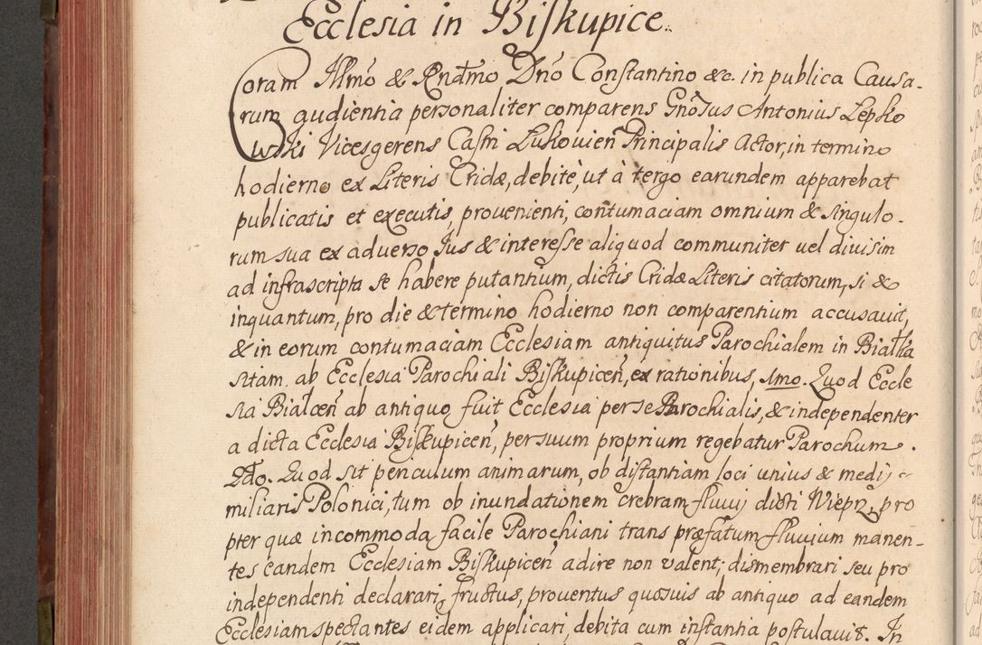 Zdjęcie nr 411 dla obiektu archiwalnego: Acta actorum episcopalium R. D. Constantini Feliciani in Szaniawy Szaniawski, episcopi Cracoviensis, ducis Severiae per annos 1720 - 1723 conscripta. Volumen I