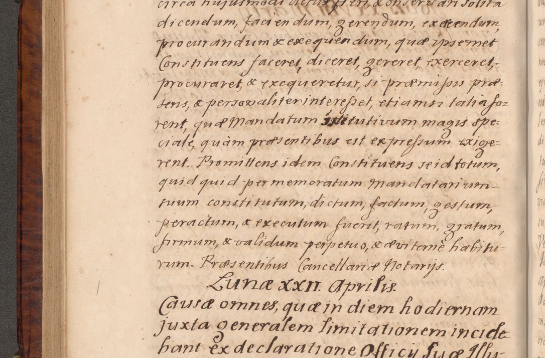 Zdjęcie nr 201 dla obiektu archiwalnego: Volumen VIII actorum episcopalium R. D. Joannis Małachowski, episcopi Cracoviensis ducis Severiae de anno 1697, quorum index videatur ad finem