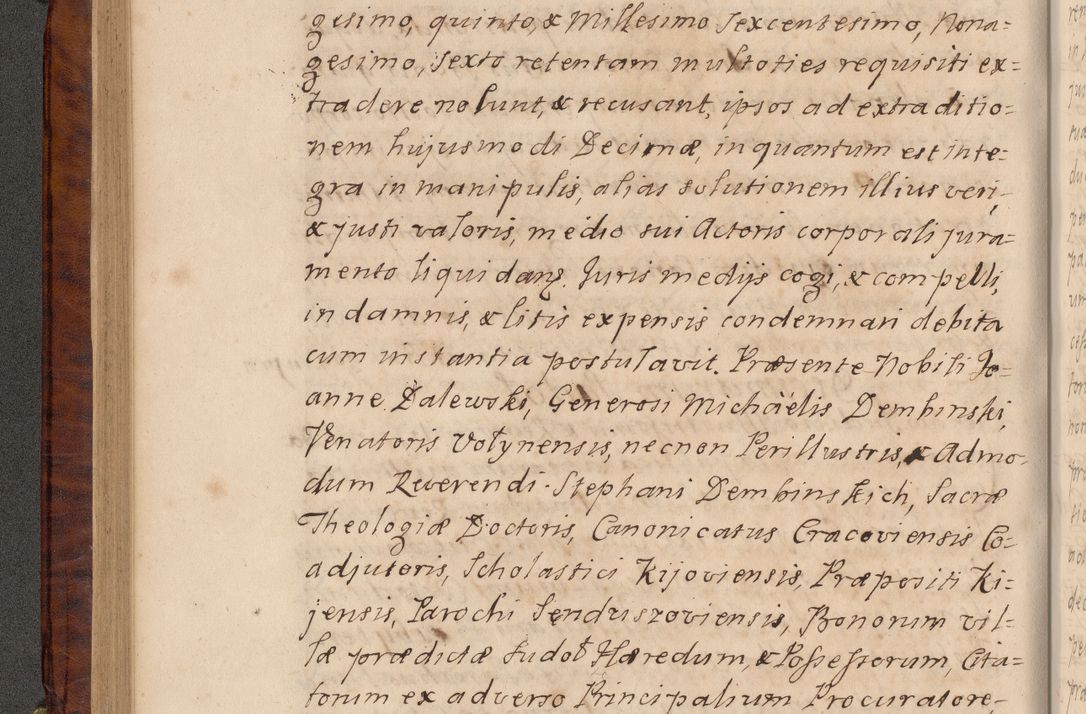 Zdjęcie nr 175 dla obiektu archiwalnego: Volumen VIII actorum episcopalium R. D. Joannis Małachowski, episcopi Cracoviensis ducis Severiae de anno 1697, quorum index videatur ad finem
