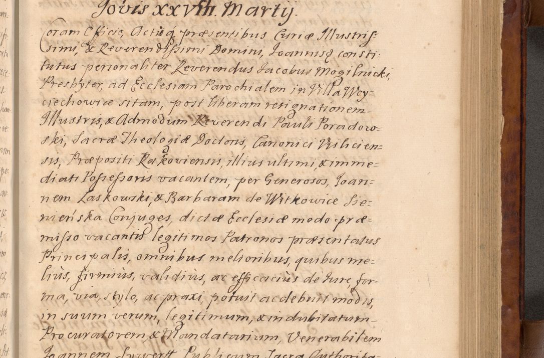 Zdjęcie nr 200 dla obiektu archiwalnego: Volumen VIII actorum episcopalium R. D. Joannis Małachowski, episcopi Cracoviensis ducis Severiae de anno 1697, quorum index videatur ad finem