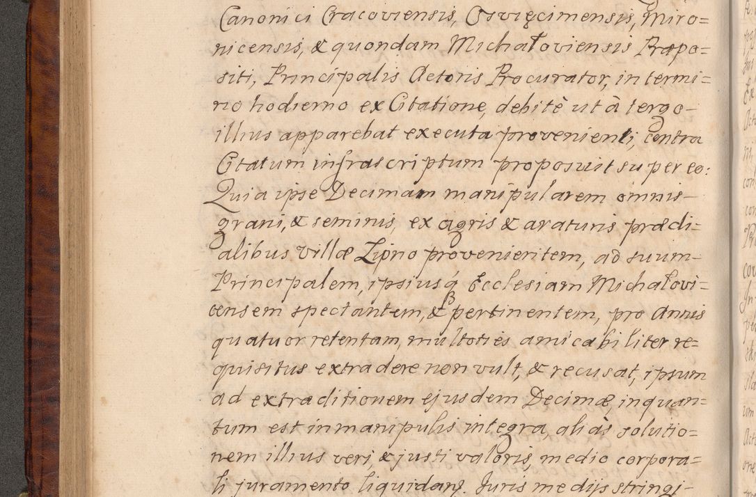Zdjęcie nr 195 dla obiektu archiwalnego: Volumen VIII actorum episcopalium R. D. Joannis Małachowski, episcopi Cracoviensis ducis Severiae de anno 1697, quorum index videatur ad finem