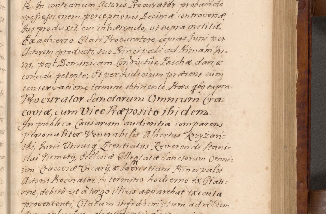Zdjęcie nr 196 dla obiektu archiwalnego: Volumen VIII actorum episcopalium R. D. Joannis Małachowski, episcopi Cracoviensis ducis Severiae de anno 1697, quorum index videatur ad finem