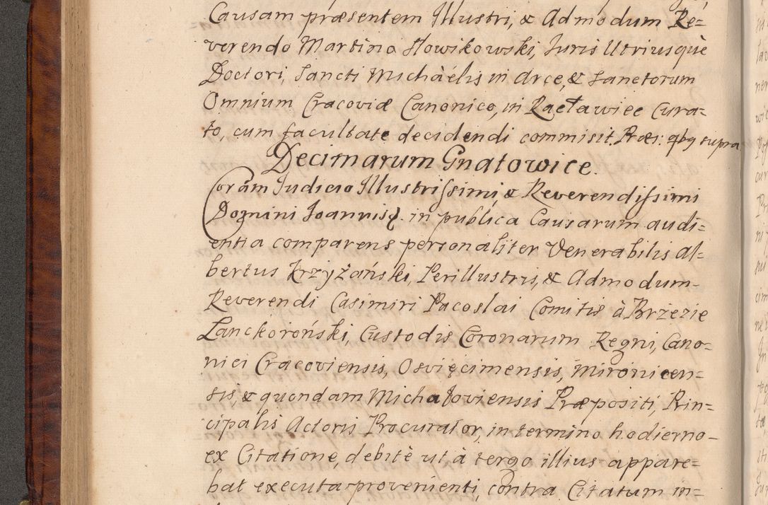 Zdjęcie nr 193 dla obiektu archiwalnego: Volumen VIII actorum episcopalium R. D. Joannis Małachowski, episcopi Cracoviensis ducis Severiae de anno 1697, quorum index videatur ad finem